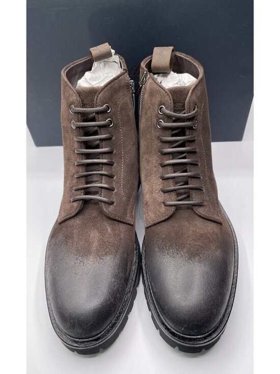 Good Man Brand Men\'s Size 11 Modern City Boot Italian Leather Brown Suede $268 main image 7